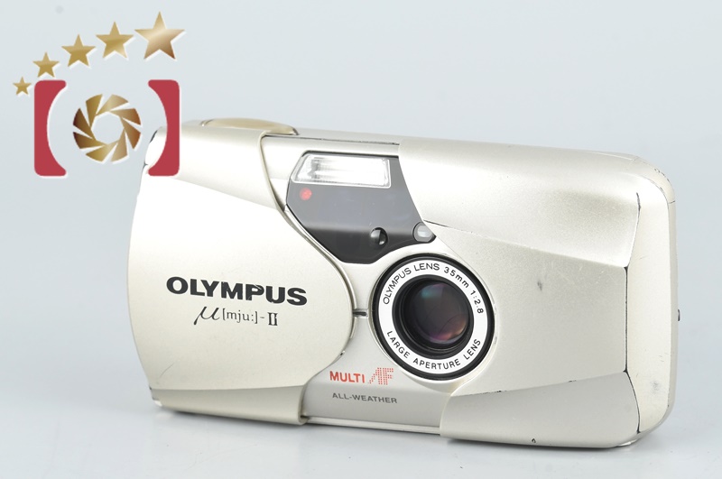 【中古】OLYMPUS オリンパス μ[mju:]-II ミューII シャンパンゴールド コンパクトフィルムカメラ |  中古カメラ・フィルムカメラを中心に取り揃えるファイブスターカメラ