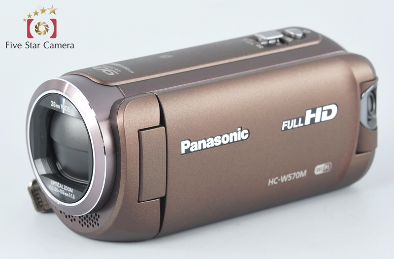 【中古】Panasonic パナソニック HC-W570M ブラウン ビデオカメラ | 中古カメラ・フィルムカメラを中心に取り揃えるファイブスターカメラ