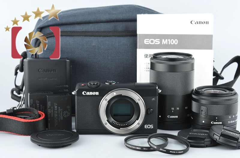 EOS M100 Wズームキット-