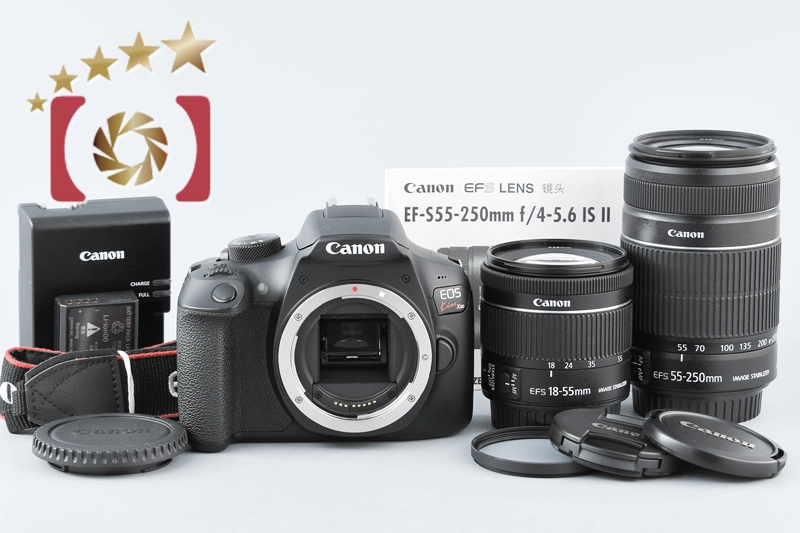 中古】Canon キヤノン EOS Kiss X80 ダブルズームキット | 中古