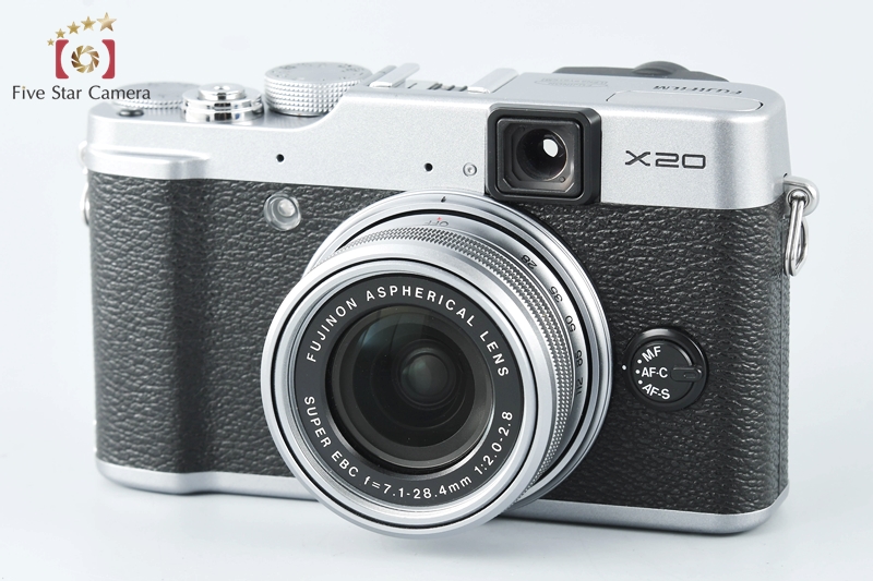 中古】FUJIFILM 富士フイルム X20 シルバー コンパクトデジタルカメラ