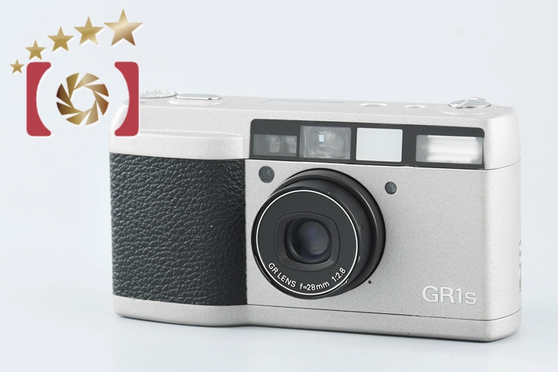 RICOH GR1s  リコー GR1s  コンパクトフィルムカメラテスト用の電池がはいっています