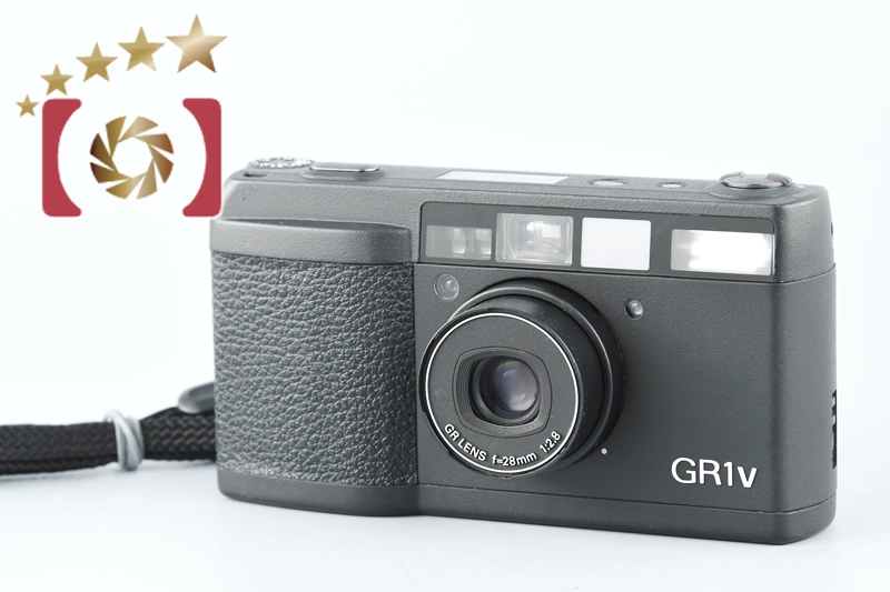 中古】RICOH リコー GR1v ブラック コンパクトフィルムカメラ | 中古