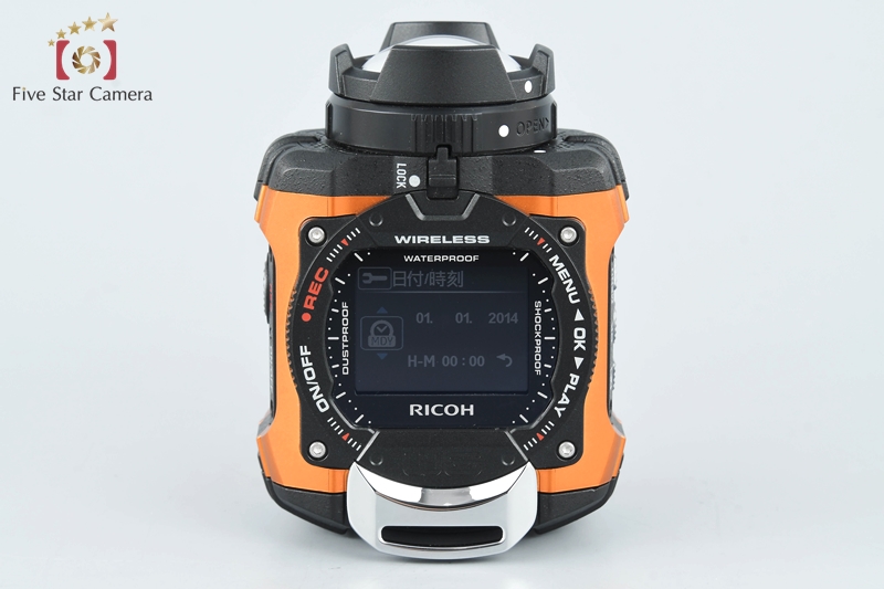 【中古】RICOH リコー WG-M1 オレンジ 防水アクションカメラ | 中古カメラ・フィルムカメラを中心に取り揃えるファイブスターカメラ