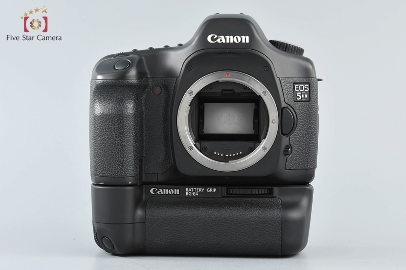 【中古】Canon キヤノン EOS 5D + BG-E4 バッテリーグリップ | 中古カメラ・フィルムカメラを中心に取り揃えるファイブスターカメラ