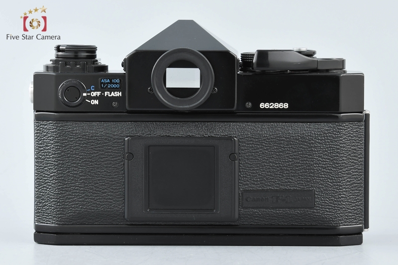 【中古】Canon キヤノン F-1 後期 フィルム一眼レフカメラ | 中古カメラ・フィルムカメラを中心に取り揃えるファイブスターカメラ