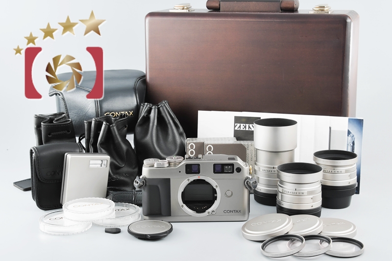 【中古】CONTAX コンタックス G1 20周年記念 レンズキット | 中古カメラ・フィルムカメラを中心に取り揃えるファイブスターカメラ