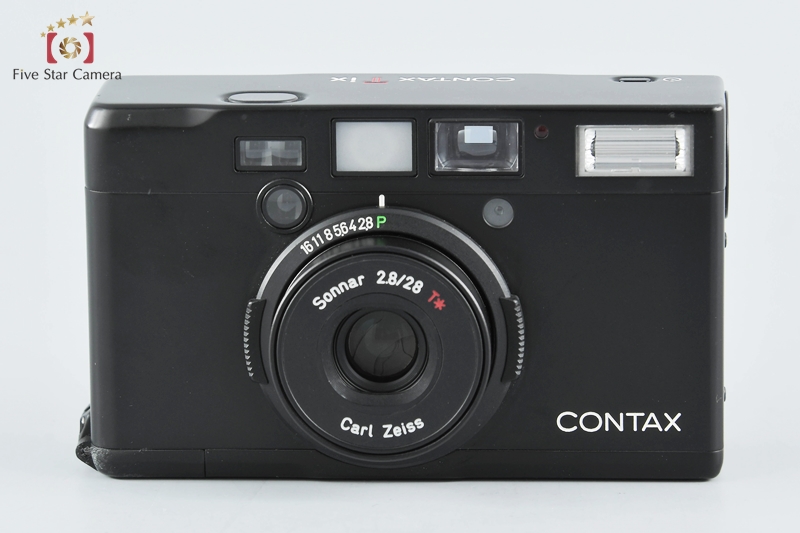 【中古】CONTAX コンタックス Tix ブラック コンパクトフィルムカメラ | 中古カメラ・フィルムカメラを中心に取り揃えるファイブスターカメラ