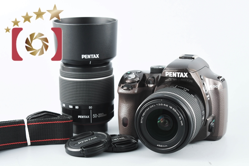 PENTAX デジタル一眼レフ　K-50 ダブルズームレンズキット