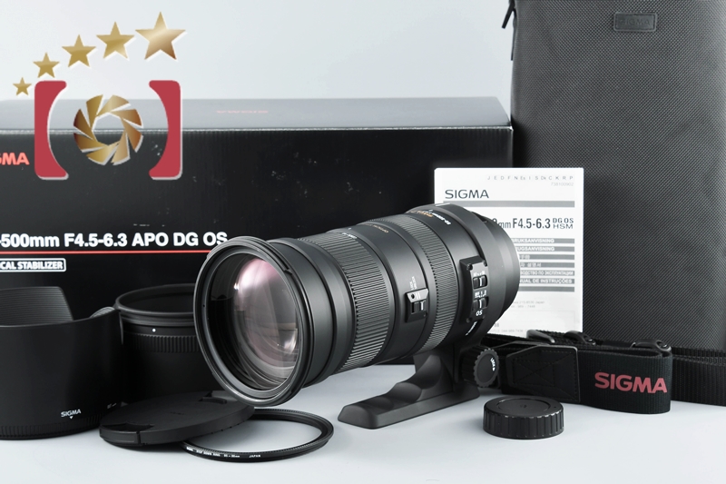 【中古】SIGMA シグマ APO 50-500mm F4.5-6.3 DG OS HSM ペンタックス用 元箱付 |  中古カメラ・フィルムカメラを中心に取り揃えるファイブスターカメラ