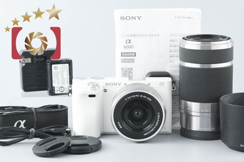 SONY ミラーレス一眼カメラ α6000 ILCE-6000Y ダブルズーム