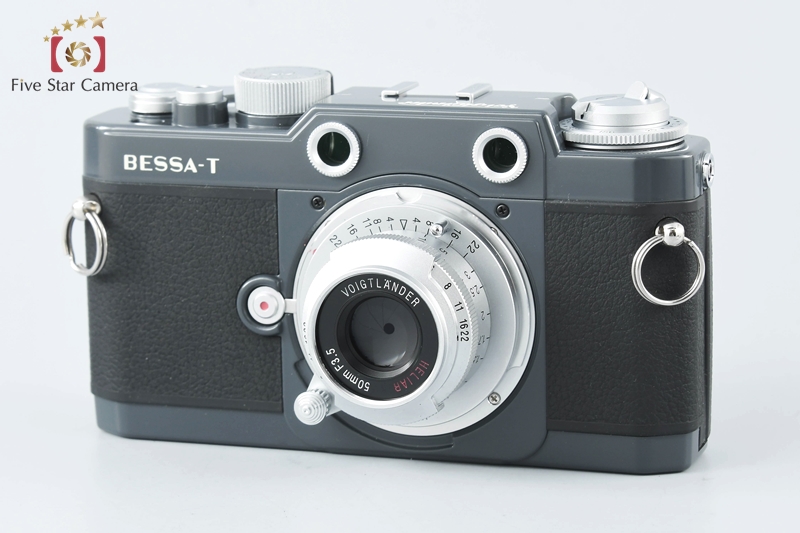 開封未使用品】Voigtlander フォクトレンダー BESSA-T HELIAR 101周年記念モデル グレー |  中古カメラ・フィルムカメラを中心に取り揃えるファイブスターカメラ