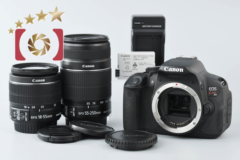 中古】Canon キヤノン EOS Kiss X6i ダブルズームキット | 中古カメラ