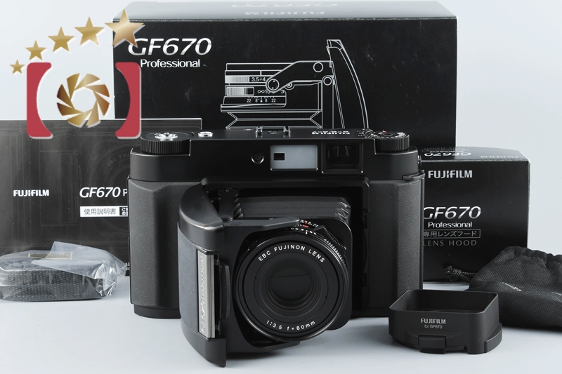 開封未使用品】FUJIFILM 富士フイルム GF670 Professional ブラック 中