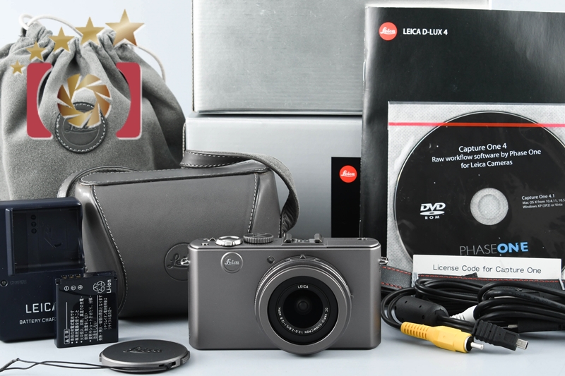 ★限定1000台モデル★ライカ LEICA D-LUX 4 チタン ケース付