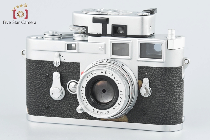 【中古】Leica ライカ M3 ダブルストローク + Elmar 50mm f/2.8 + ...