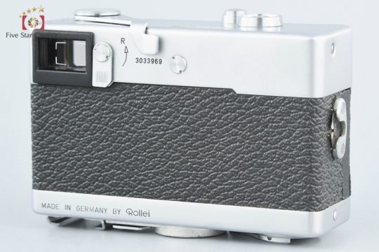 【中古】Rollei ローライ 35 シルバー コンパクトフィルムカメラ ドイツ製 | 中古カメラ・フィルムカメラを中心に取り揃えるファイブスターカメラ