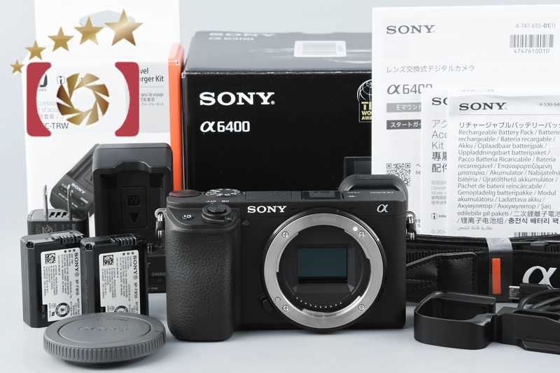 【中古】SONY ソニー α6400 ILCE-6400 ブラック ミラーレス一眼カメラ 元箱付 |  中古カメラ・フィルムカメラを中心に取り揃えるファイブスターカメラ