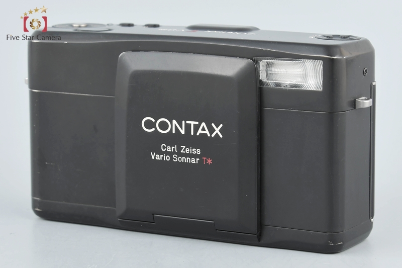 【中古】CONTAX コンタックス TVS III ブラック コンパクトフィルムカメラ |  中古カメラ・フィルムカメラを中心に取り揃えるファイブスターカメラ