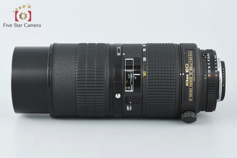 【中古】Nikon ニコン AF MICRO NIKKOR 70-180mm f/4.5-5.6 D ED |  中古カメラ・フィルムカメラを中心に取り揃えるファイブスターカメラ