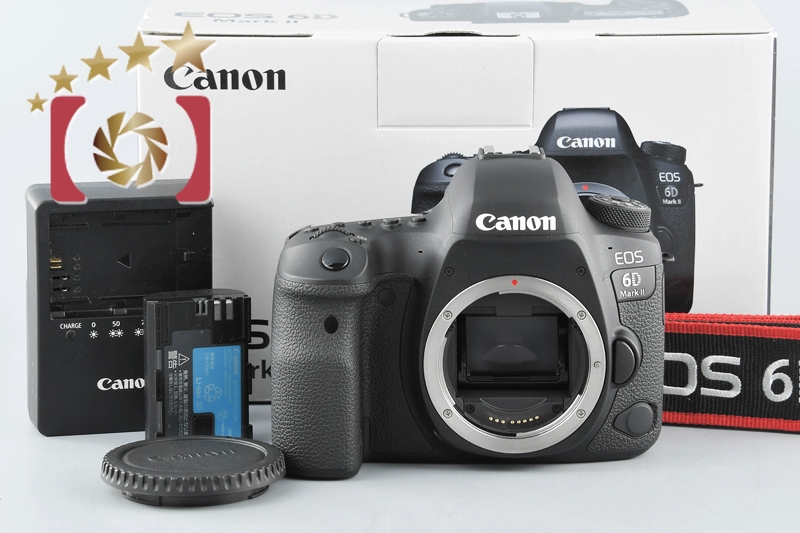 中古】Canon キヤノン EOS 6D Mark II デジタル一眼レフカメラ 元箱付