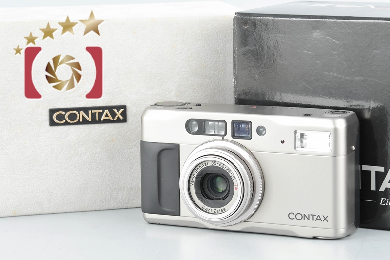 中古】CONTAX コンタックス TVS II D コンパクトフィルムカメラ 元箱付