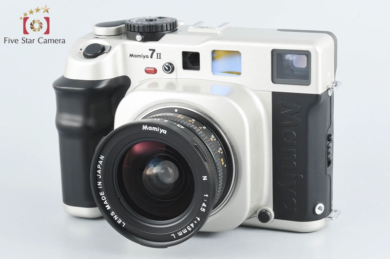 【中古】Mamiya マミヤ 7 II シャンパンゴールド + N 43ｍｍ f/4.5 L |  中古カメラ・フィルムカメラを中心に取り揃えるファイブスターカメラ