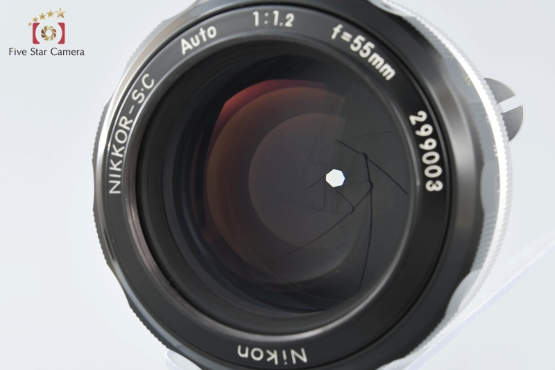 中古】Nikon ニコン F2 フォトミック シルバー + NIKKOR-S.C Auto 55mm f/1.2 元箱付 |  中古カメラ・フィルムカメラを中心に取り揃えるファイブスターカメラ