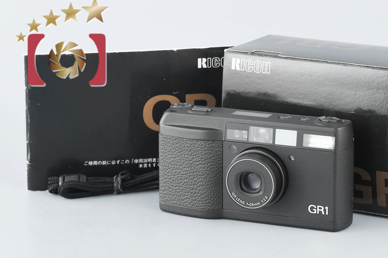 【中古】RICOH リコー GR1 ブラック コンパクトフィルムカメラ | 中古カメラ・フィルムカメラを中心に取り揃えるファイブスターカメラ