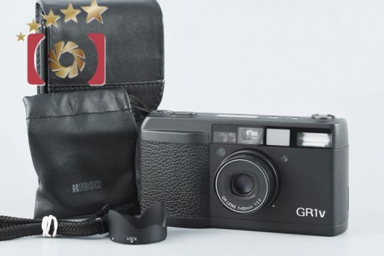 【中古】RICOH リコー GR1v ブラック コンパクトフィルムカメラ | 中古カメラ・フィルムカメラを中心に取り揃えるファイブスターカメラ