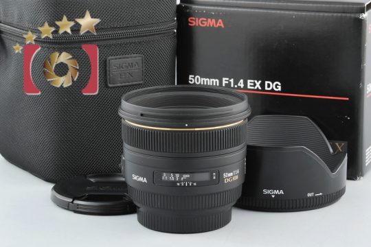 中古】SIGMA シグマ 50mm f/1.4 EX DG HSM ソニー用 | 中古カメラ・フィルムカメラを中心に取り揃えるファイブスターカメラ