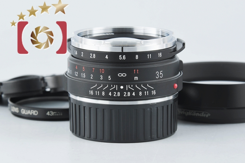 【中古】Voigtlander フォクトレンダー NOKTON classic 35mm f/1.4 VM ライカMマウント用 LH-6  レンズフード付属 | 中古カメラ・フィルムカメラを中心に取り揃えるファイブスターカメラ