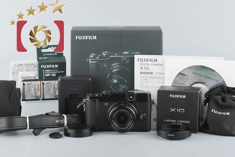 中古】FUJIFILM 富士フィルム X10 コンパクトデジタルカメラ 元箱付 