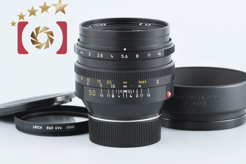 【中古】Leica ライカ NOCTILUX-M 50mm f/1.0 第2世代 E60 後期 |  中古カメラ・フィルムカメラを中心に取り揃えるファイブスターカメラ