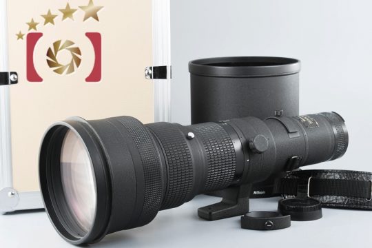 【中古】Nikon ニコン Ai NIKKOR ED 500mm f/4 P IF ケース付 |  中古カメラ・フィルムカメラを中心に取り揃えるファイブスターカメラ