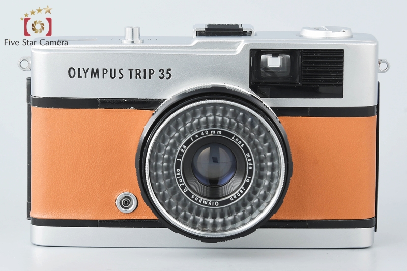 【中古】OLYMPUS オリンパス TRIP 35 キャメル コンパクトフィルムカメラ |  中古カメラ・フィルムカメラを中心に取り揃えるファイブスターカメラ