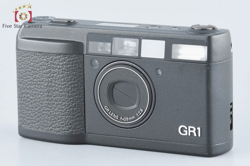 【中古】RICOH リコー GR1 ブラック コンパクトフィルムカメラ