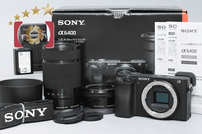 SONY α6400 ILCE-6400 ダブルズームレンズキット | nate-hospital.com