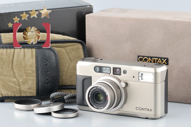 中古】CONTAX コンタックス TVS コンパクトフィルムカメラ 元箱付き