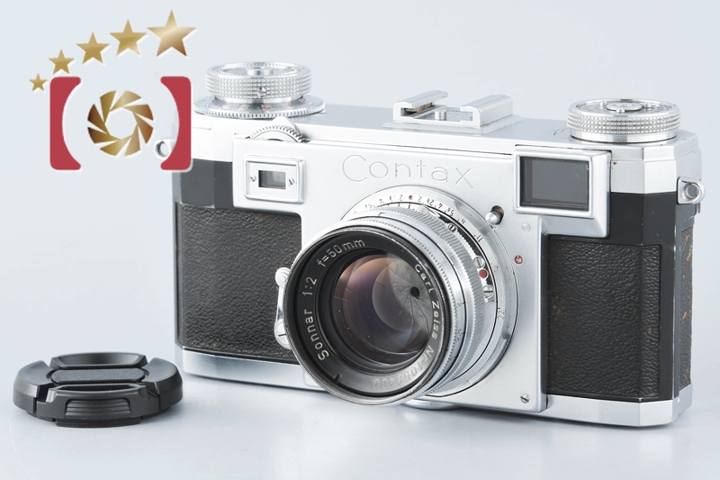 中古】CONTAX コンタックス Zeiss Ikon IIa カラーダイヤル 後期 + ...