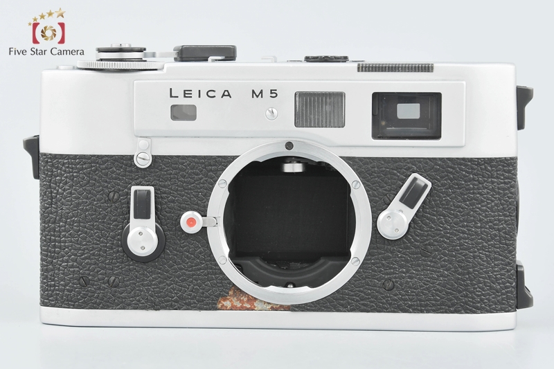 露出計動作・二重像ズレなし】 ライカ Leica M5 シルバー ボディ - カメラ