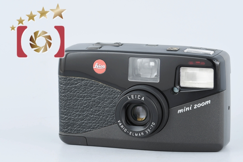 【中古】Leica ライカ mini zoom ブラック コンパクトフィルムカメラ | 中古カメラ・フィルムカメラを中心に取り揃えるファイブスターカメラ