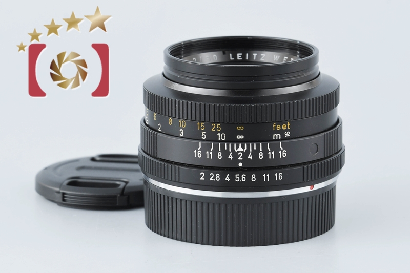 【中古】Leica ライカ SUMMICRON-R 50mm f/2 2カム | 中古カメラ・フィルムカメラを中心に取り揃えるファイブスターカメラ