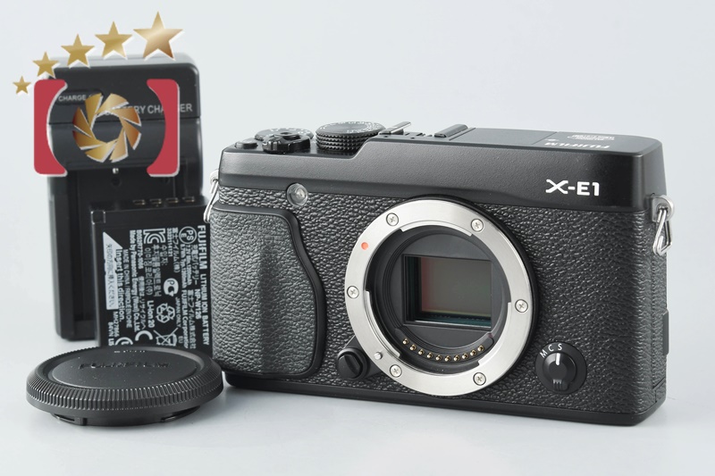 中古】FUJIFILM 富士フイルム X-E1 ブラック ミラーレス一眼カメラ | 中古カメラ・フィルムカメラを中心に取り揃えるファイブスターカメラ