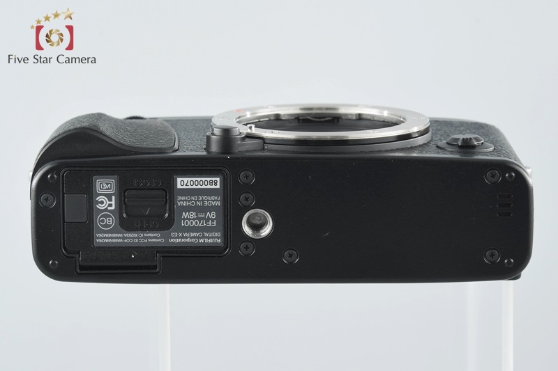 中古】FUJIFILM 富士フイルム X-E3 ブラック ミラーレス一眼カメラ 元 ...