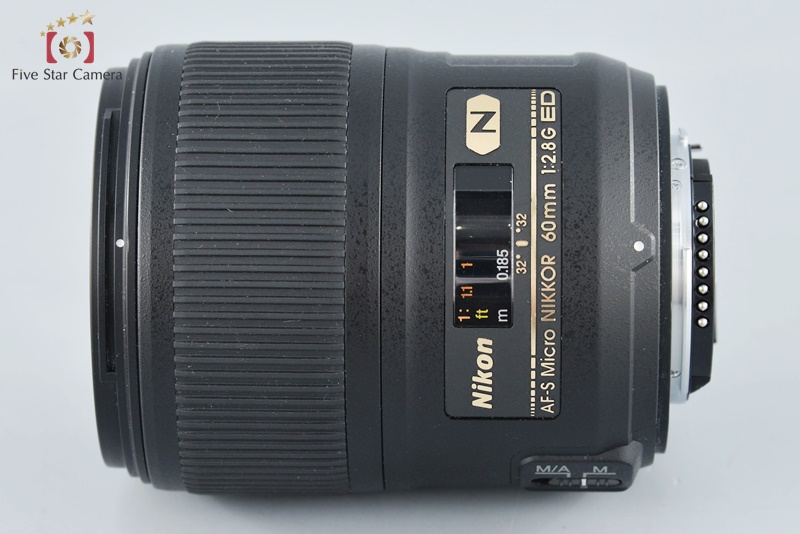 【中古】Nikon ニコン AF-S MICRO NIKKOR 60mm f/2.8 G ED |  中古カメラ・フィルムカメラを中心に取り揃えるファイブスターカメラ