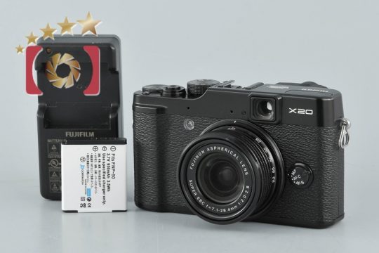 【中古】FUJIFILM 富士フイルム X20 ブラック コンパクトデジタルカメラ | 中古カメラ・フィルムカメラを中心に取り揃えるファイブスターカメラ