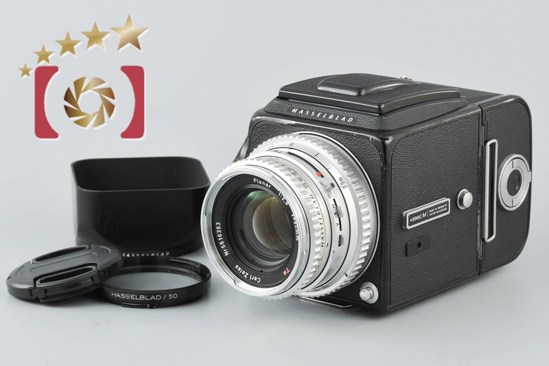 【中古】HASSELBLAD ハッセルブラッド 500C/M ブラック + Carl Zeiss C Planar 80mm f/2.8 T*  シルバー | 中古カメラ・フィルムカメラを中心に取り揃えるファイブスターカメラ