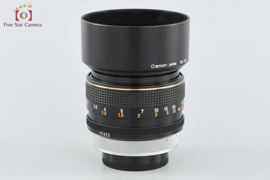 中古】Canon キヤノン FD 55mm f/1.2 S.S.C. AL 希少品 | 中古カメラ・フィルムカメラを中心に取り揃えるファイブスターカメラ