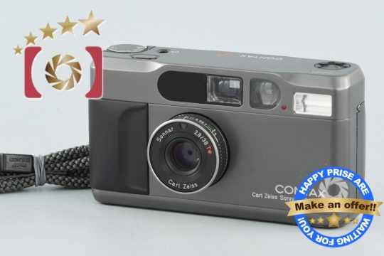 【中古】CONTAX コンタックス T2 チタンブラック データバック付属 コンパクトフィルムカメラ |  中古カメラ・フィルムカメラを中心に取り揃えるファイブスターカメラ